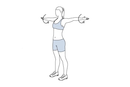 Upper Body Dynamic Stretches - Arm Rotation